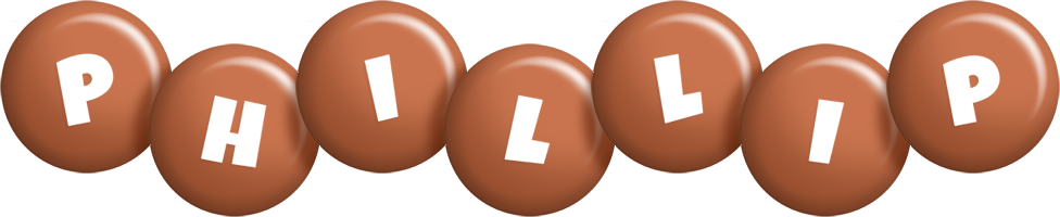 Phillip candy-brown logo