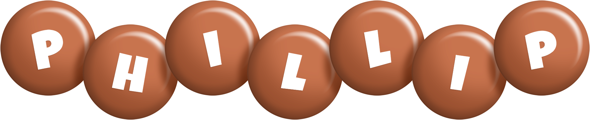 Phillip candy-brown logo