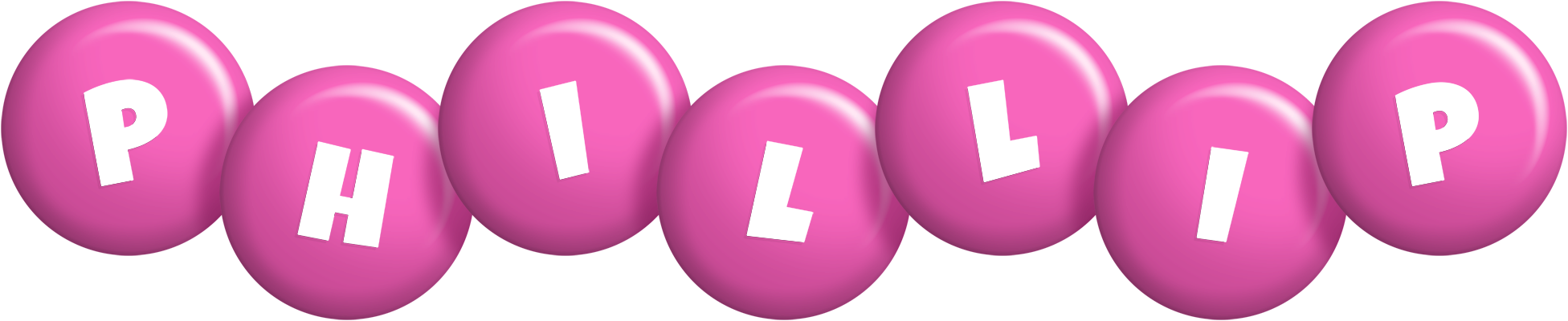 Phillip candy-pink logo