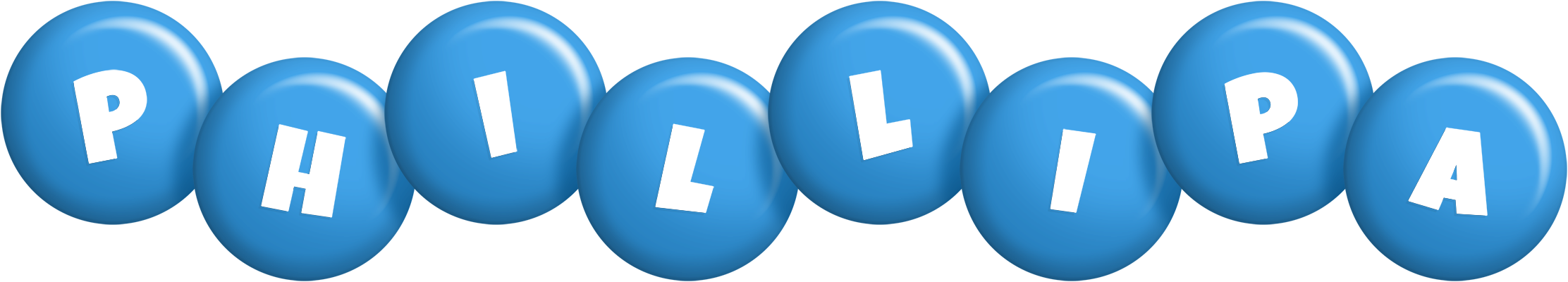 Phillipa candy-blue logo
