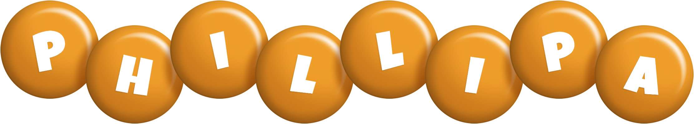 Phillipa candy-orange logo