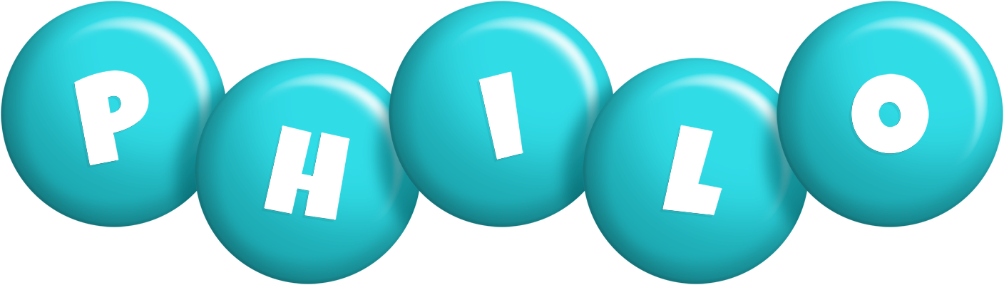 Philo candy-azur logo