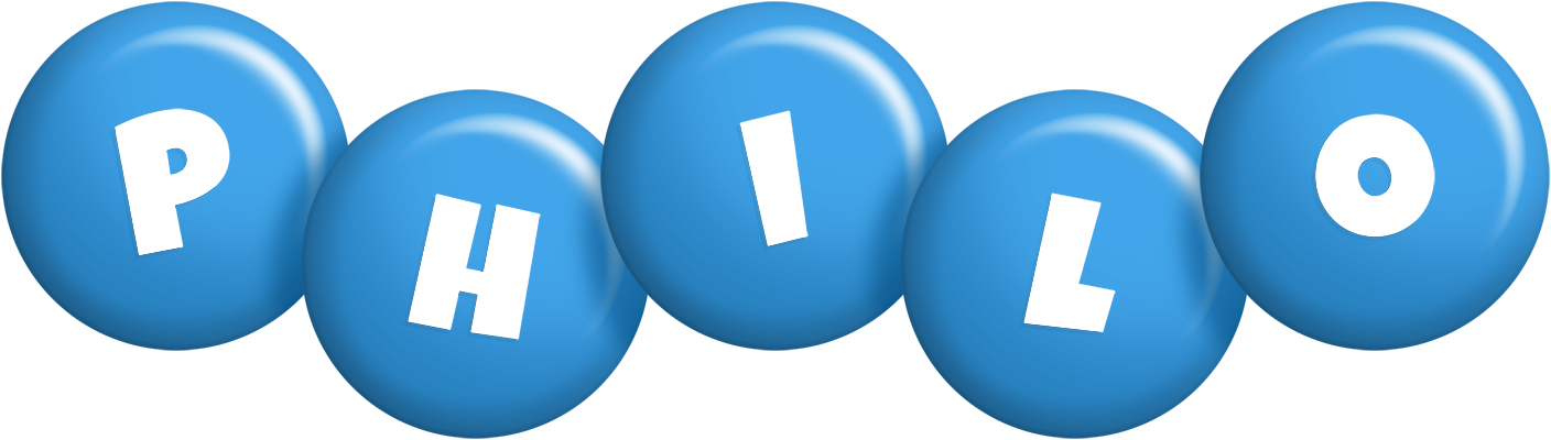 Philo candy-blue logo