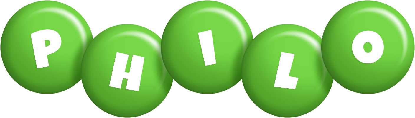 Philo candy-green logo
