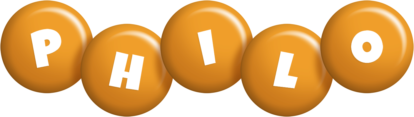 Philo candy-orange logo
