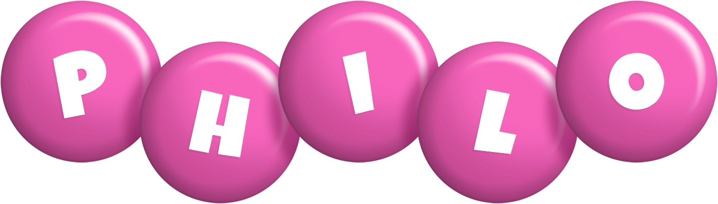 Philo candy-pink logo