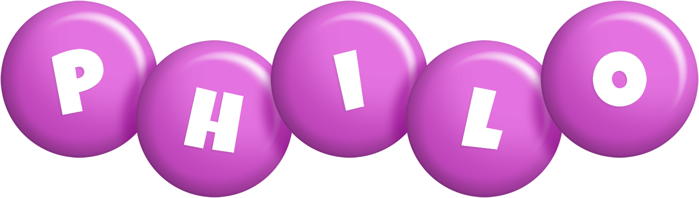 Philo candy-purple logo