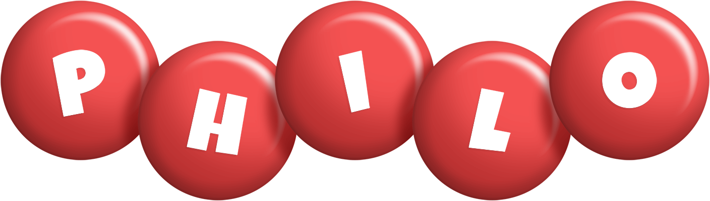 Philo candy-red logo