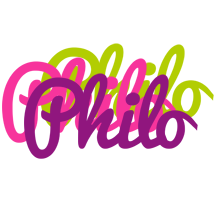 Philo flowers logo