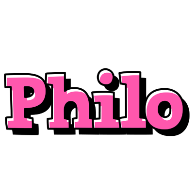 Philo girlish logo