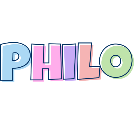Philo pastel logo