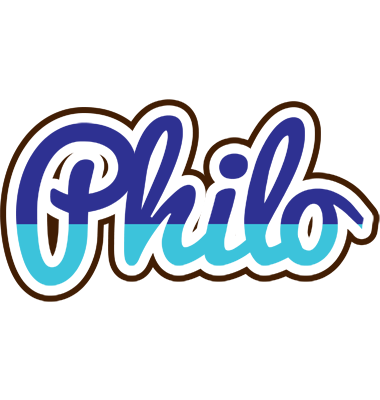 Philo raining logo
