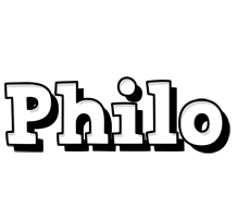 Philo snowing logo