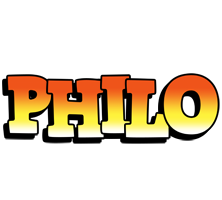 Philo sunset logo