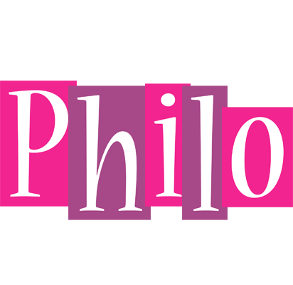 Philo whine logo