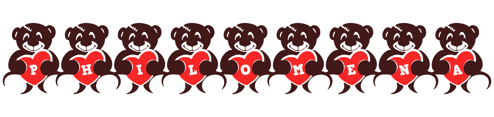 Philomena bear logo