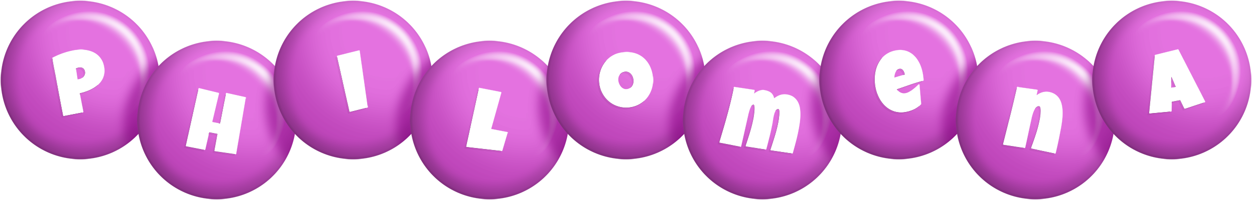 Philomena candy-purple logo