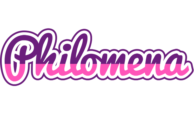 Philomena cheerful logo