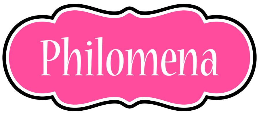 Philomena invitation logo