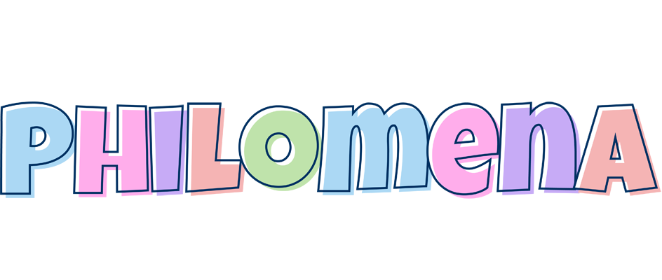 Philomena pastel logo