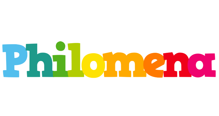 Philomena rainbows logo