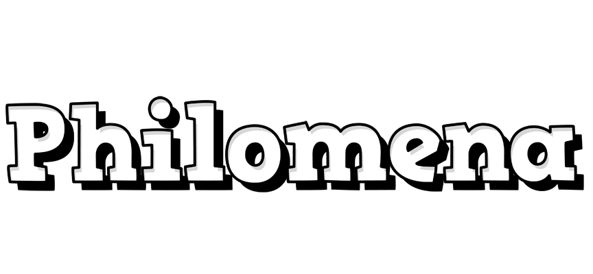Philomena snowing logo