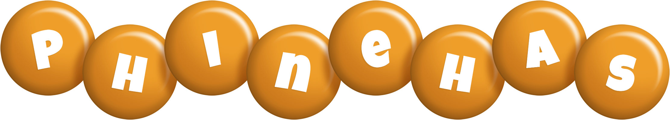 Phinehas candy-orange logo