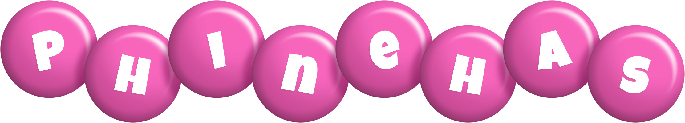 Phinehas candy-pink logo