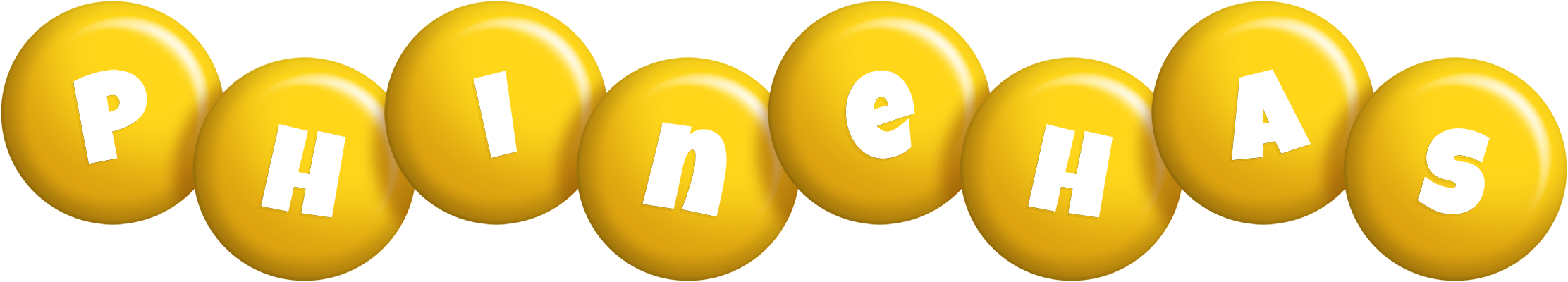Phinehas candy-yellow logo