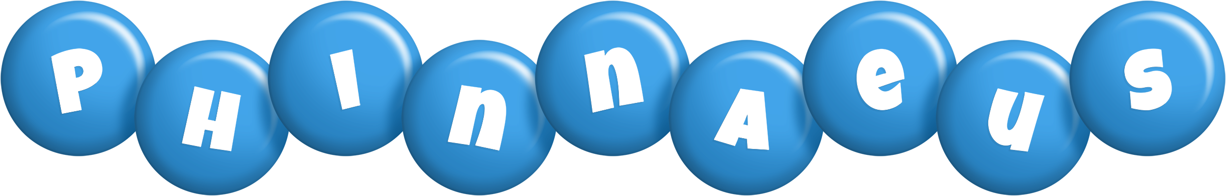 Phinnaeus candy-blue logo