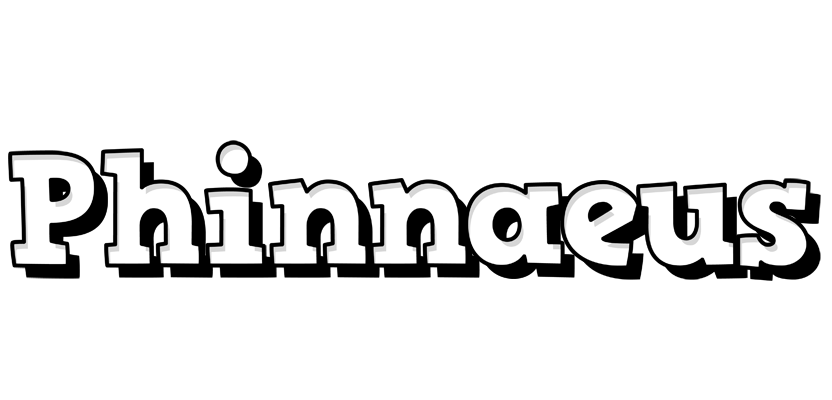 Phinnaeus snowing logo