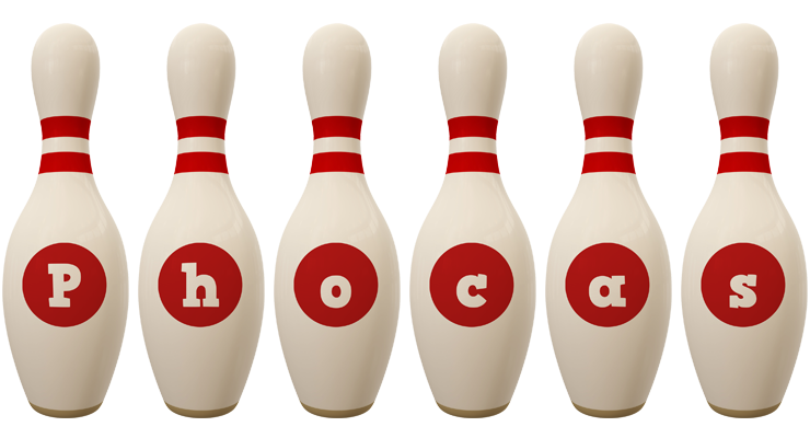 Phocas bowling-pin logo