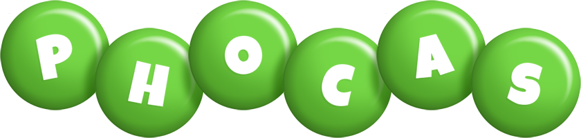 Phocas candy-green logo