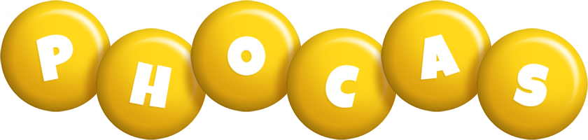 Phocas candy-yellow logo