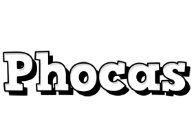 Phocas snowing logo