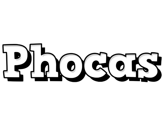 Phocas snowing logo