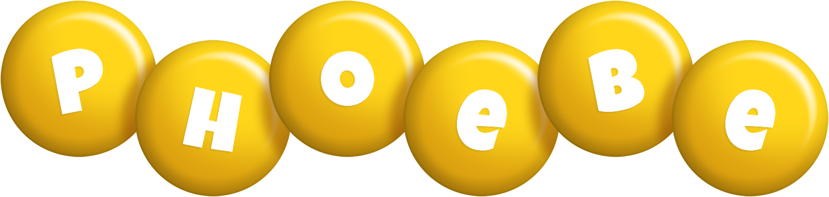 Phoebe candy-yellow logo