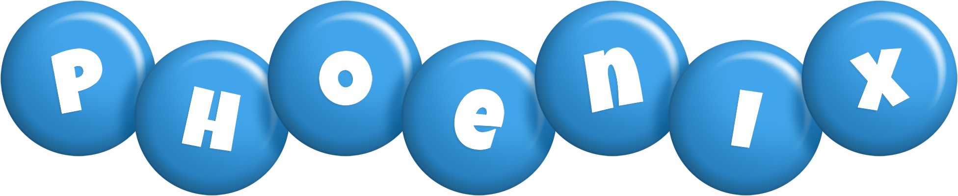 Phoenix candy-blue logo