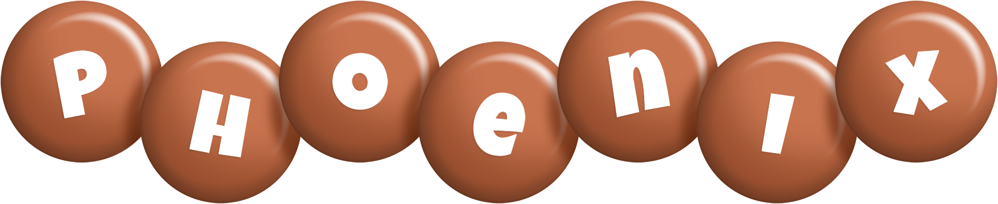Phoenix candy-brown logo