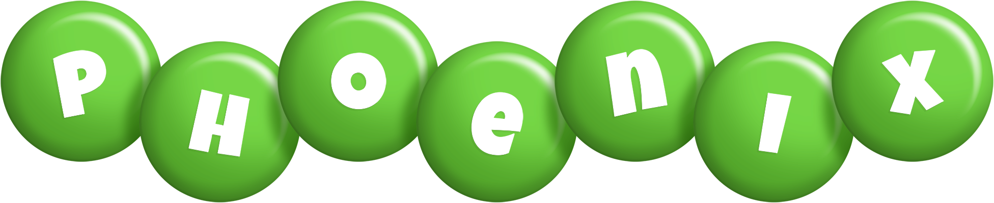 Phoenix candy-green logo