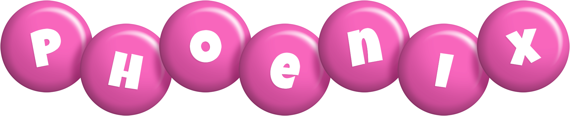Phoenix candy-pink logo