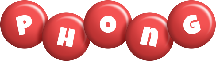 Phong candy-red logo