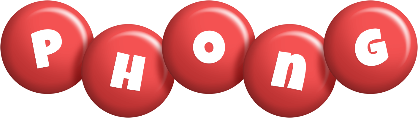 Phong candy-red logo