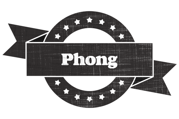 Phong grunge logo