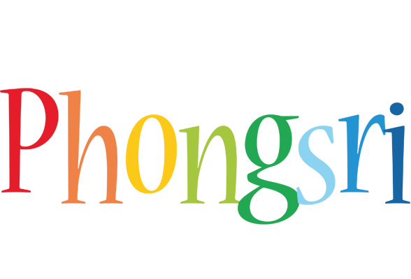 Phongsri birthday logo