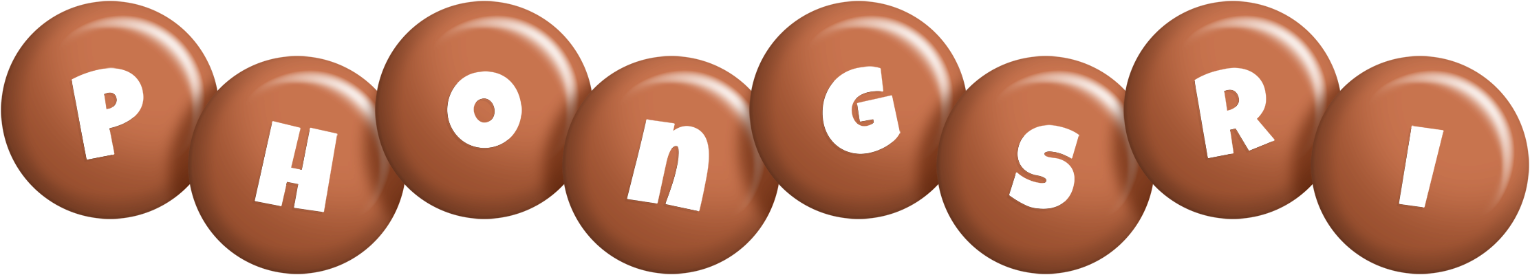 Phongsri candy-brown logo