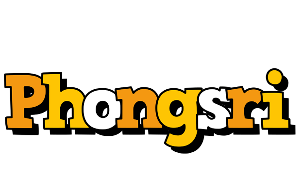 Phongsri cartoon logo