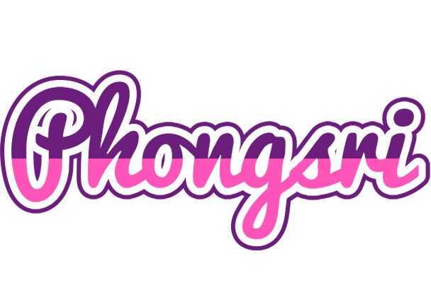 Phongsri cheerful logo