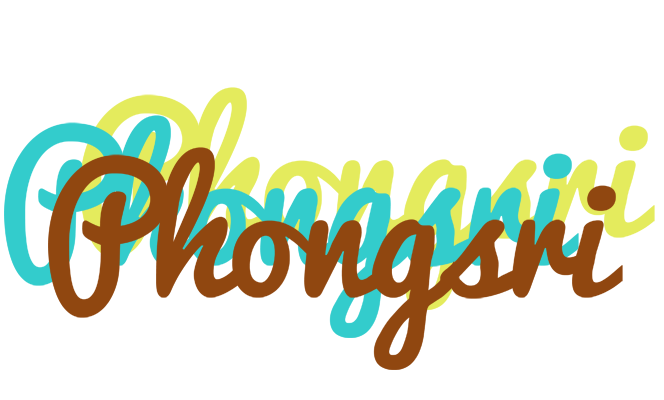 Phongsri cupcake logo