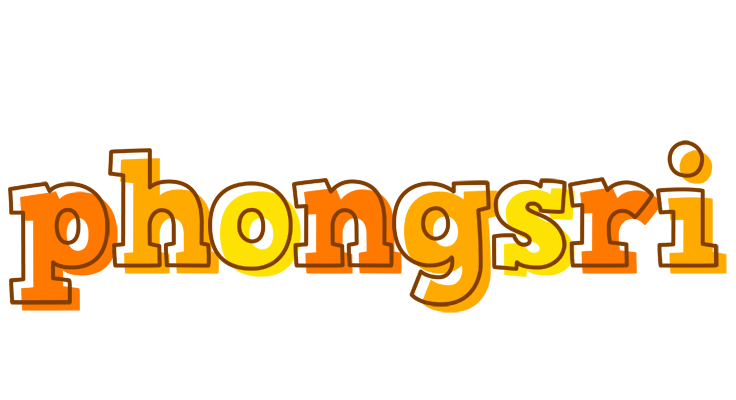 Phongsri desert logo